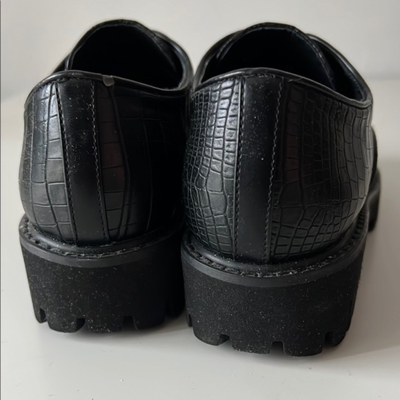 BIBI LOU Black Studded Loafers black 39 fits US 8.5 - Picture 6 of 7